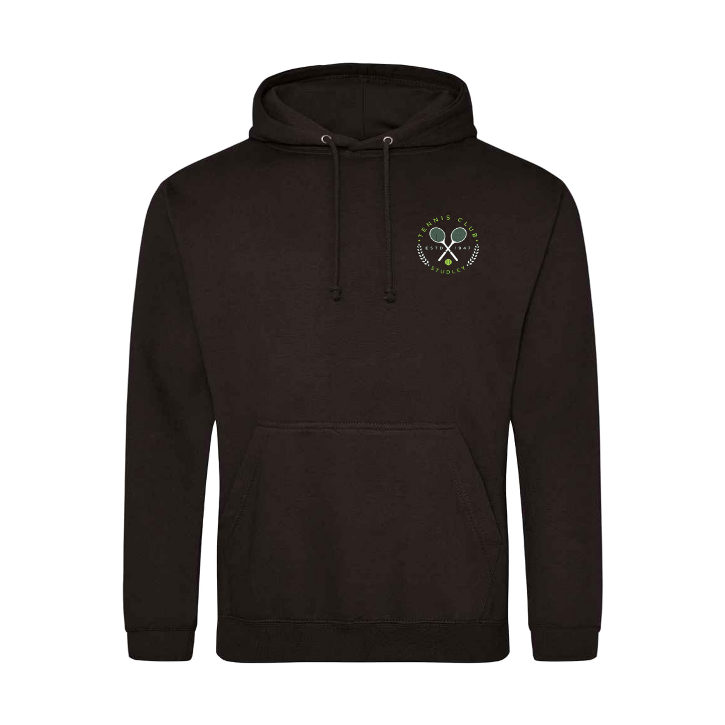 Studley Tennis Club Casual Hoodie- Black