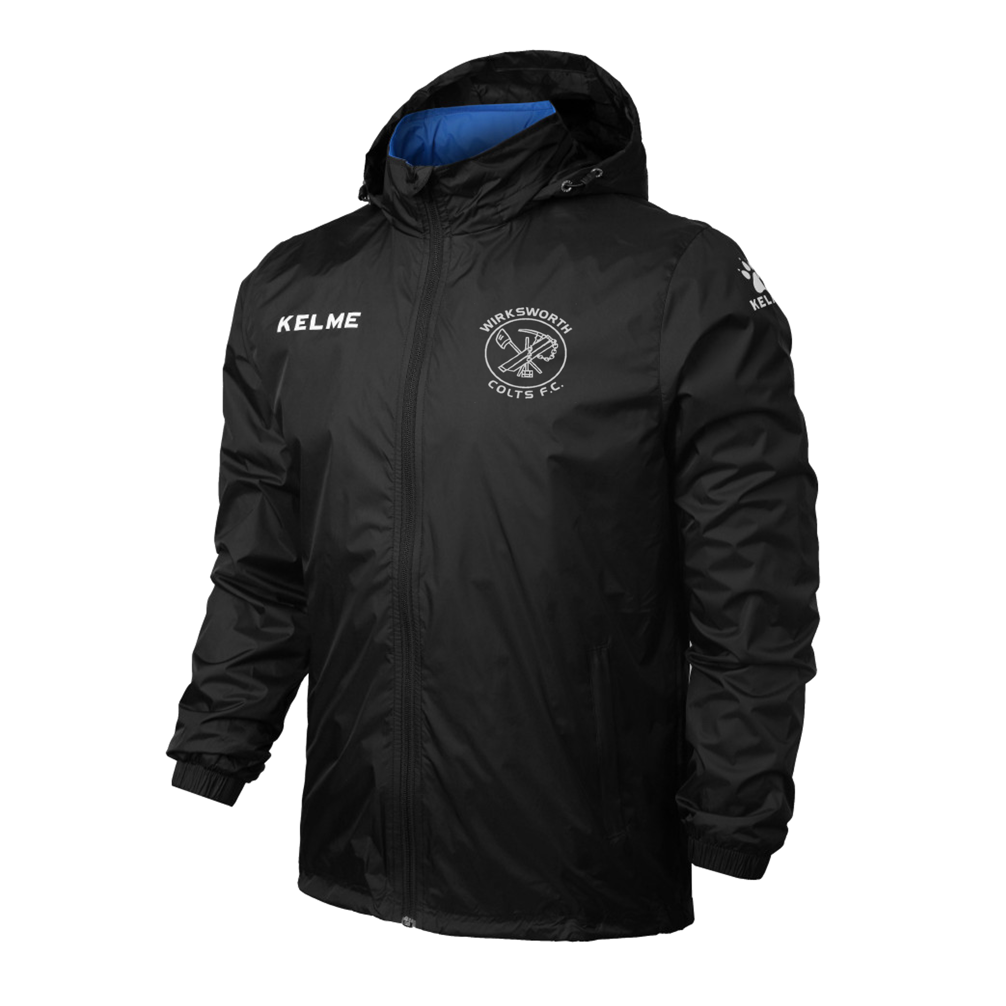 Colts Weather Jacket Wirksworth Colts Rain Jacket – Kick Off Sport-Matlock